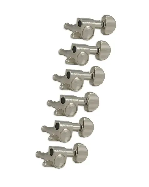 Колки гитарные Grover 205N6 Nickel (6 штук)