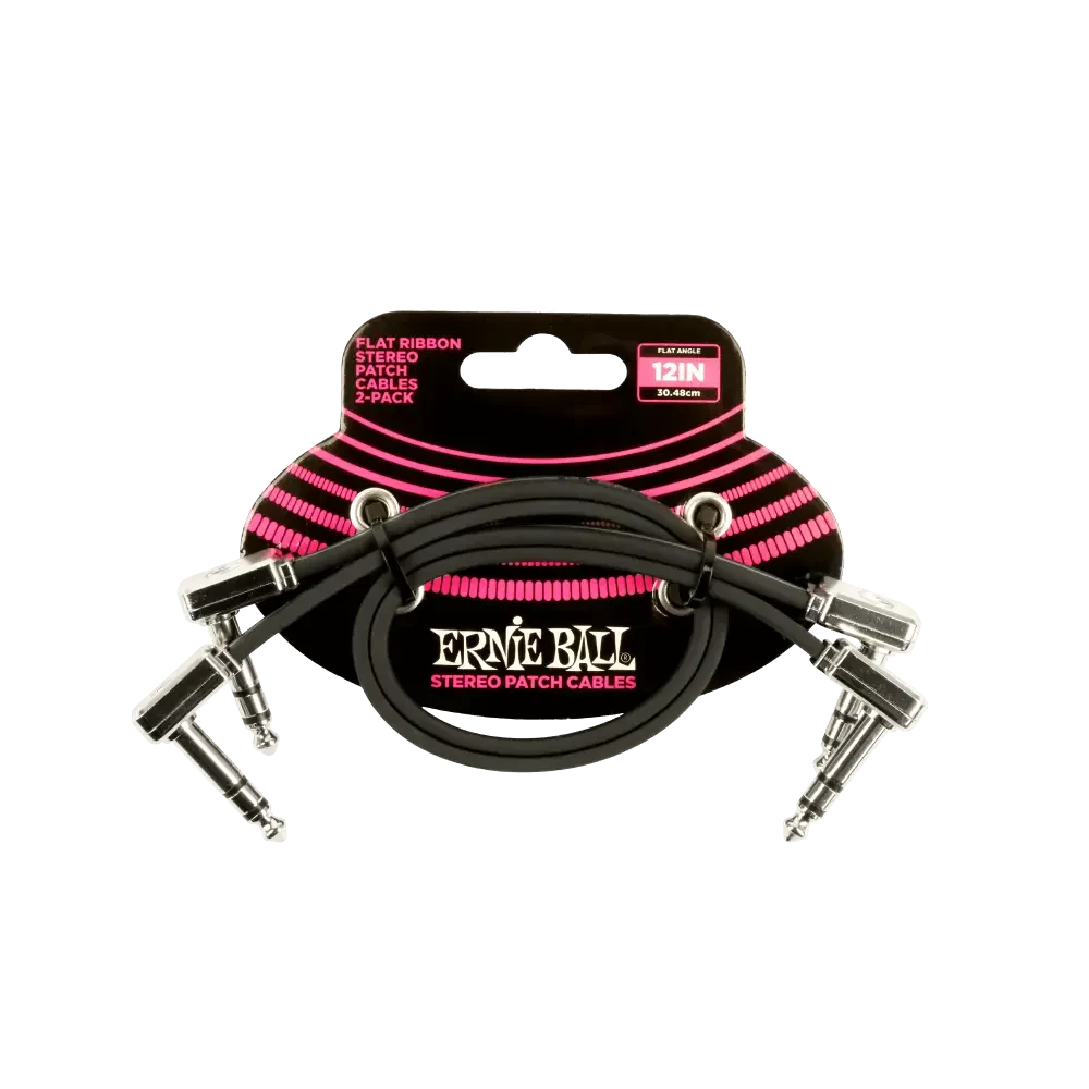 Инструментальный кабель ERNIE BALL 6405 stereo - 2 кабеля/30 см.