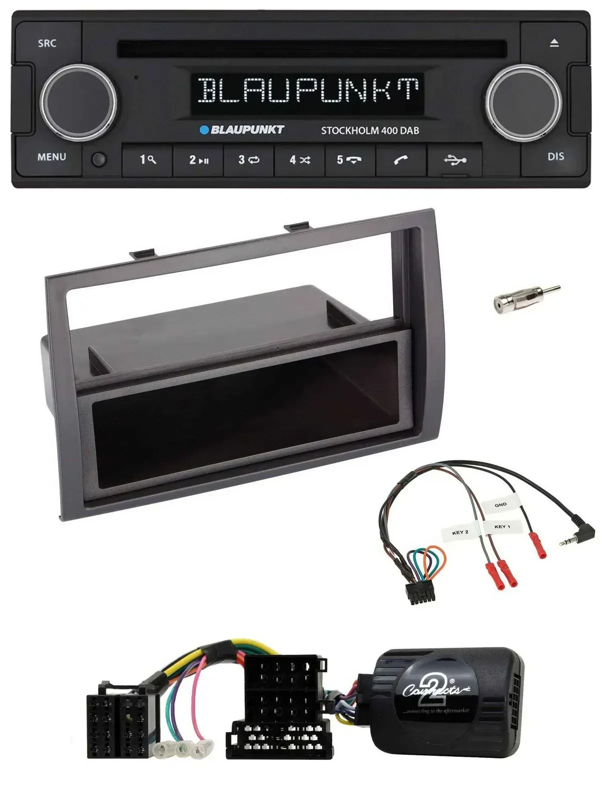 Blaupunkt Lenkrad Bluetooth DAB CD USB Autoradio für Citroen Jumper Peugeot Boxe