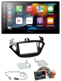 Pioneer DAB Bluetooth 2DIN USB MP3 Autoradio für Opel Adam ab 13 Corsa E ab 15