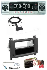 Dietz Bluetooth USB MP3 DAB Autoradio für Mercedes Vito Viano 06-14 Rubbertouch