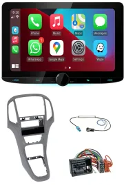 Kenwood MP3 USB DAB Bluetooth Autoradio für Opel Astra J ab 2009 Titan grau