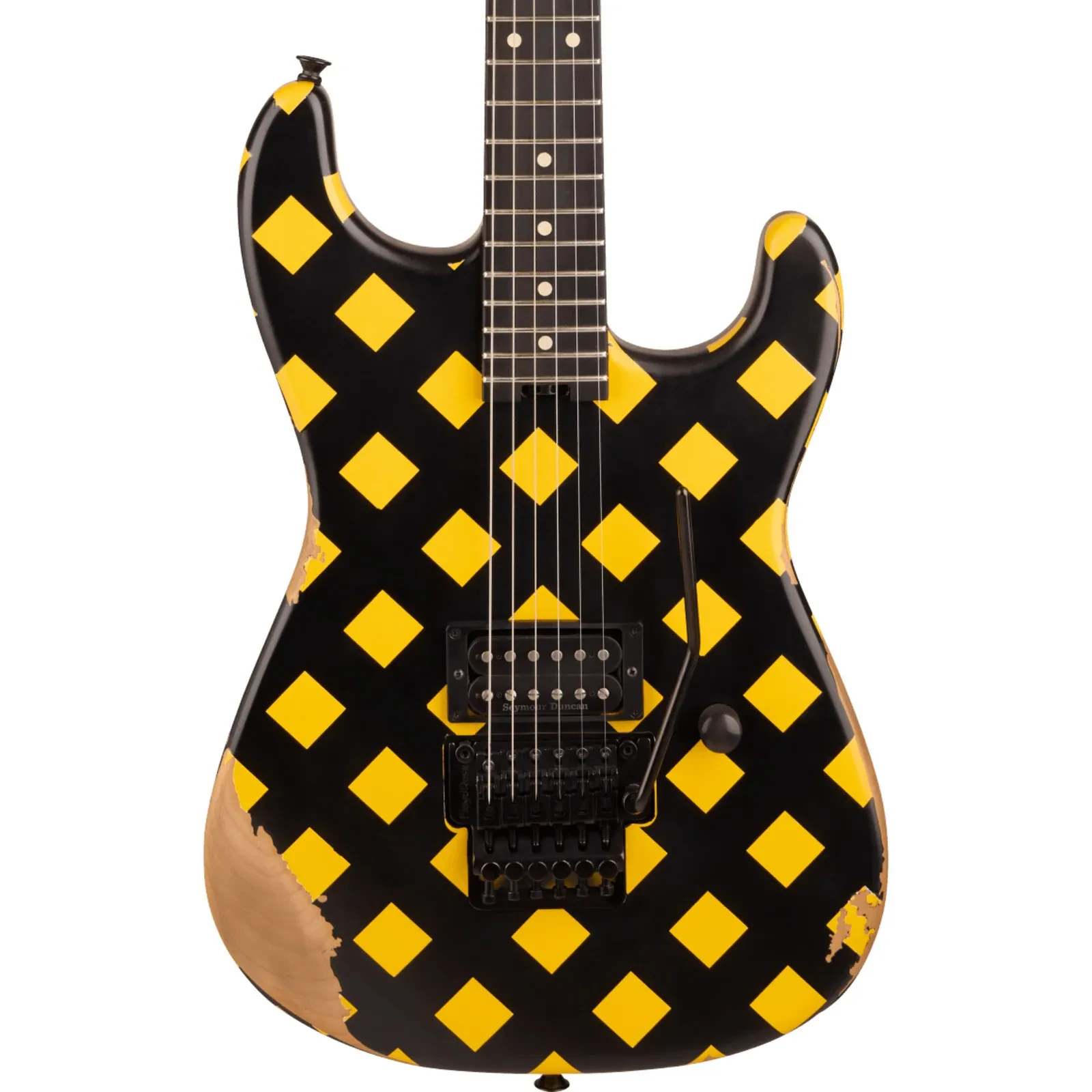 Charvel Super-Stock San Dimas Style 1 H FR LE E/G, Ebony FB, Diamond Life