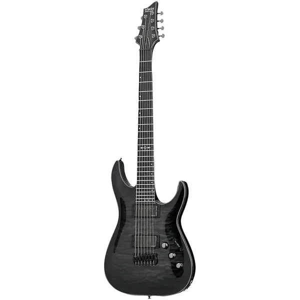 Электрогитара Schecter Hellraiser Hybrid C-7 Transparent Black Burst