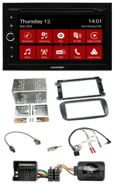 Blaupunkt Lenkrad DVD Bluetooth DAB 2DIN USB Autoradio für Ford Focus C Max Gala