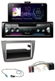 Автомагнитола для Alfa Romeo MiTo 955 (2008–2014) Pioneer USB, Bluetooth, DAB, ISO, тёмная