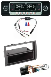 Dietz MP3 DAB Bluetooth USB Autoradio für Citroen Jumper 2006-2011 Quadlock