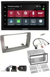 Blaupunkt 2DIN Lenkrad USB Bluetooth DAB Autoradio für Lancia Musa 2004-2012