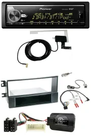 Автомагнитола Pioneer Bluetooth DAB USB с поддержкой кнопок на руле для Kia Sportage II (2008–2010)