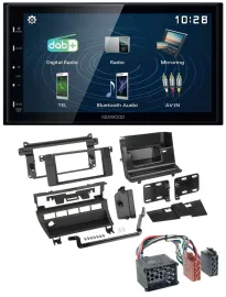 Kenwood 2DIN Bluetooth MP3 USB DAB Autoradio für BMW 3er 1999-2001 5 Schalteröff