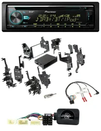 Автомагнитола Pioneer DAB, CD, USB, Bluetooth для Toyota RAV4 (2001–2005) с поддержкой кнопок на руле