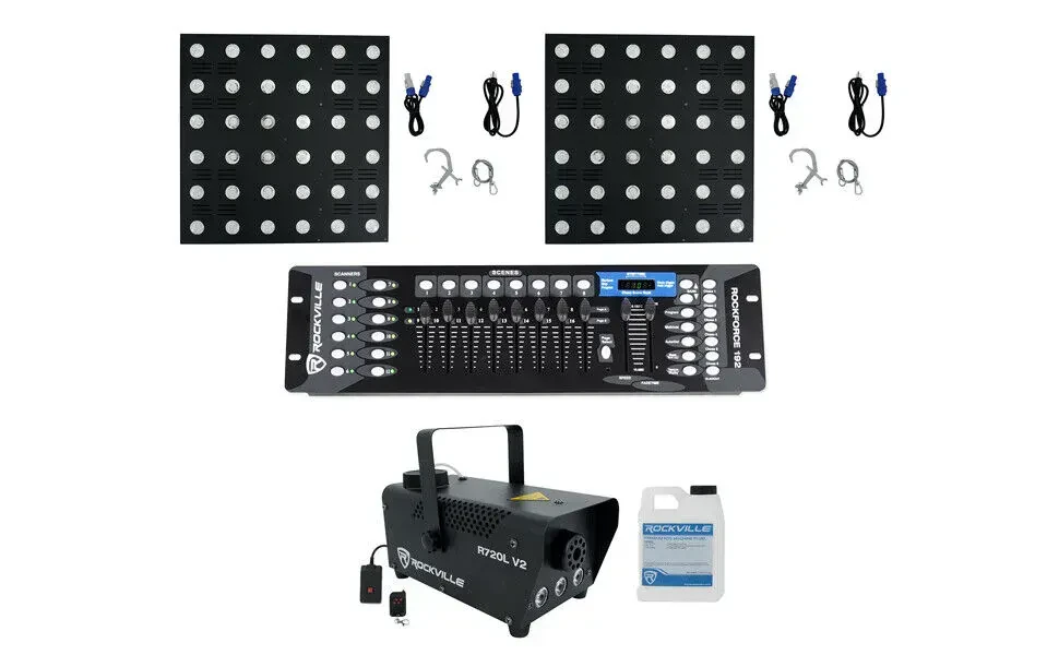 Комплект светового оборудования Rockville (2) STAGE MATRIX 36 RGB+ROCKFORCE+R720L