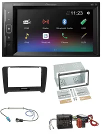 Автомагнитола для Audi TT (2006–2014) Pioneer 2-DIN, DAB, Bluetooth, USB, MP3, для активной акустической системы