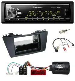 Pioneer Bluetooth USB DAB Lenkrad Autoradio für Mazda 5 (2010-2015)