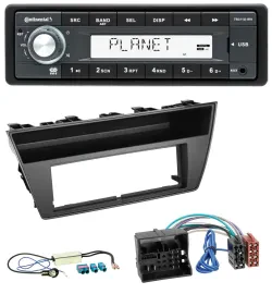 Continental USB MP3 AUX 1DIN Autoradio für Skoda Fabia III (2014-2020)