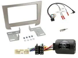 Einbauset Lenkradadapter Doppel DIN Autoradio für SSangYong Rexton Telefontasten