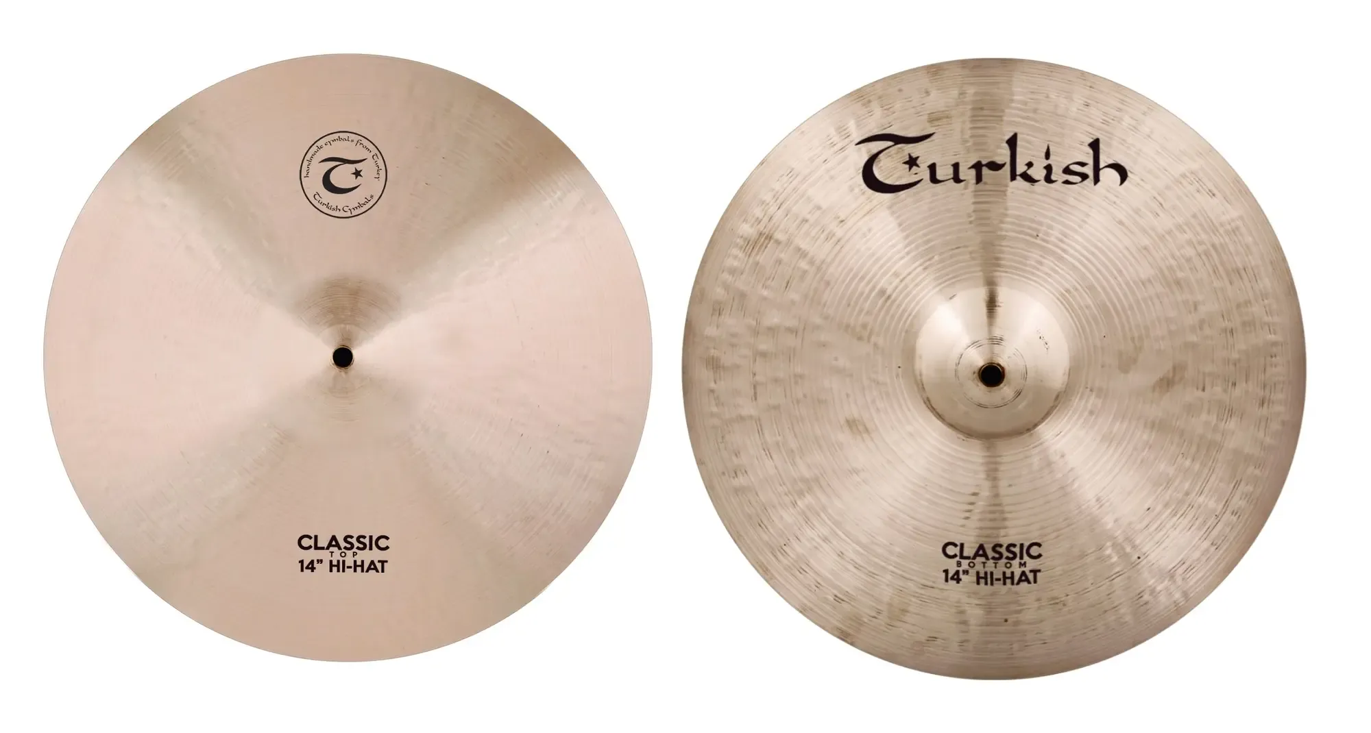 Тарелка барабанная Turkish 14" Classic Hi-Hat (пара)