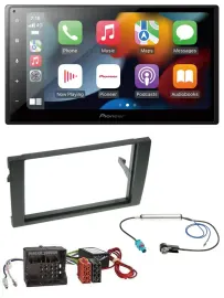 Pioneer DAB Bluetooth 2DIN USB MP3 Autoradio für Audi A4 B7 04-08 Aktivsystem MO
