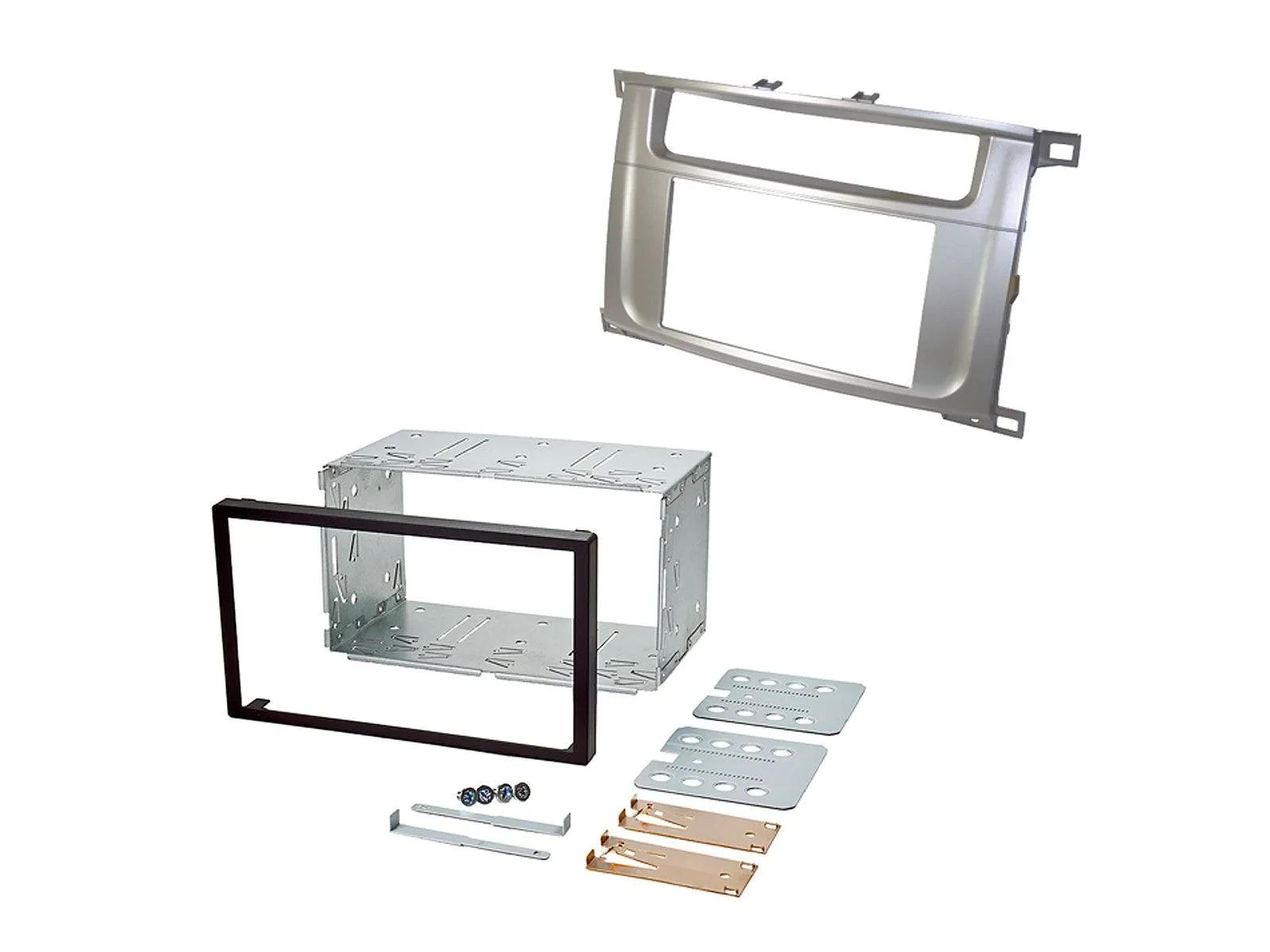 Radioblende Set Doppel DIN Autoradio für Toyota Land Cruiser 100 Lexus LX-470 03