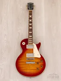 Электрогитара Epiphone Les Paul Standard LPS-85F Foto Flame HH Cherry Sunburst w/case Japan 2000