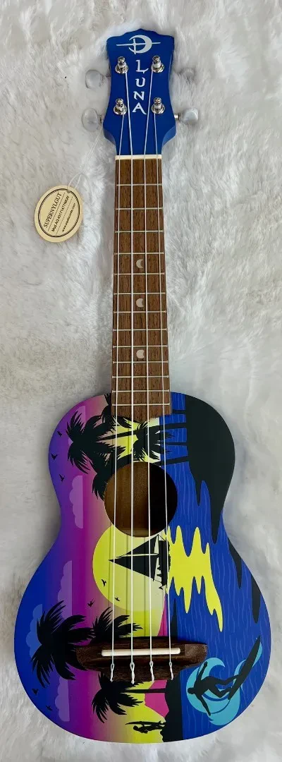 Luna Guitars Lune UKE Kawuela S  Soprano Size Ukulele - Sample