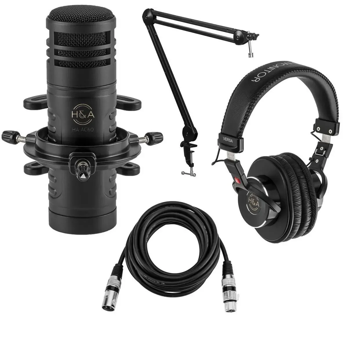 Комплект для подкастов H&A HA-AC60 B