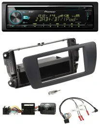 Pioneer DAB Lenkrad CD USB Bluetooth Autoradio für Seat Ibiza nitschwarz