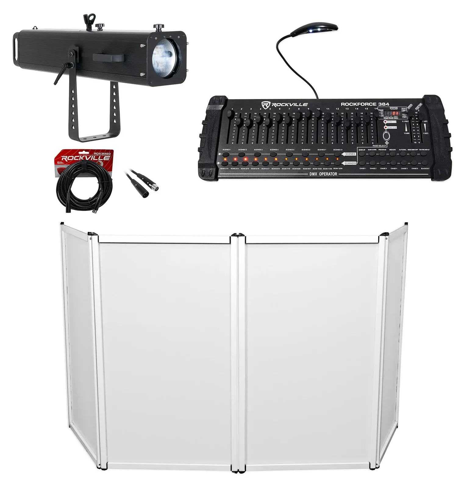 Комплект светового оборудования American DJ FS3000LED+RDX3M50+RDX5M50+ROCKFORCE KIT