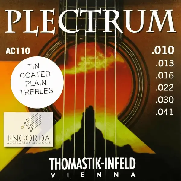 Струны для акустической гитары Thomastik Plectrum AC110T 10-41