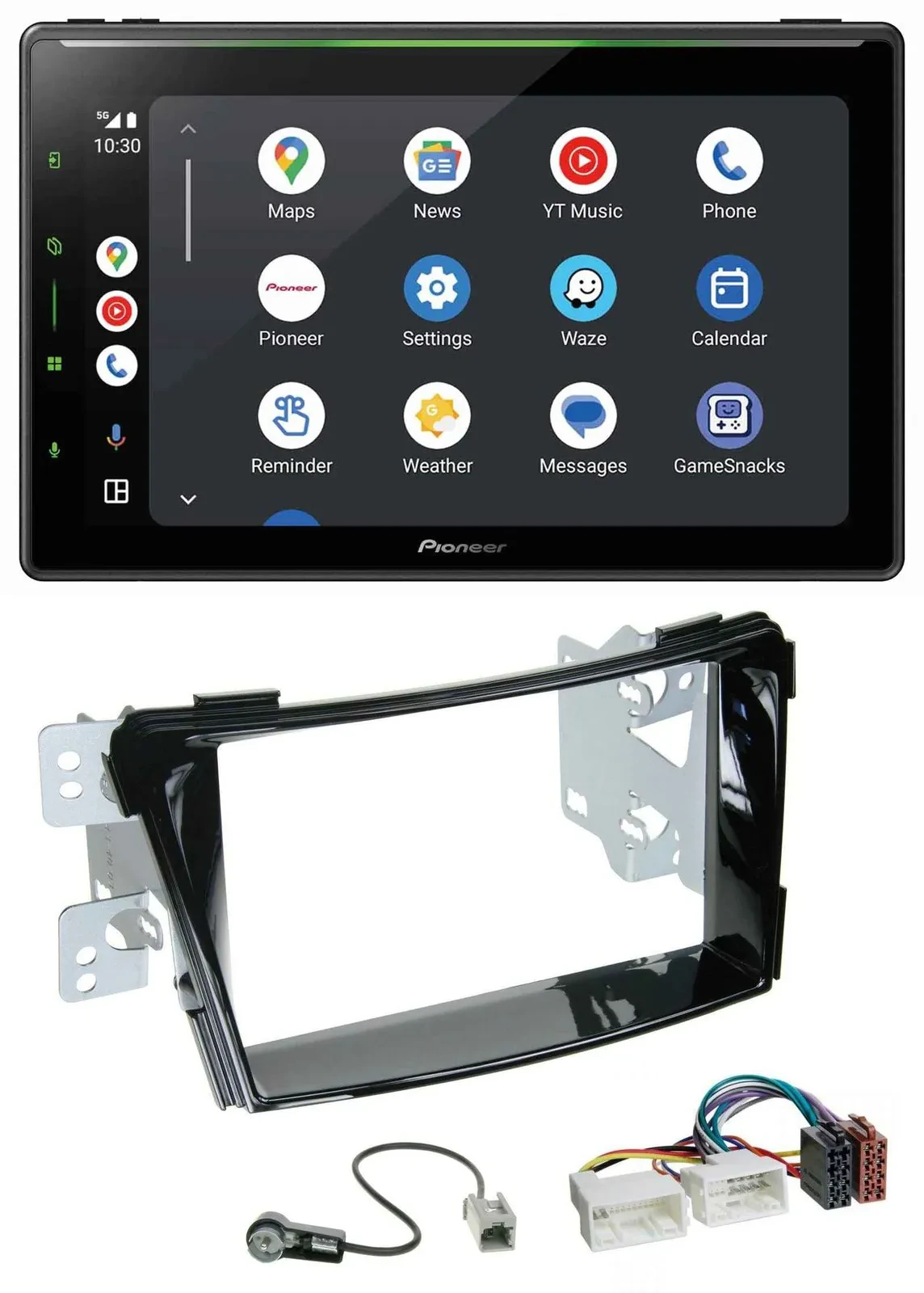 Pioneer 2DIN MP3 USB Bluetooth DAB Autoradio für Hyundai i40 VF ab 11 Klavierlac