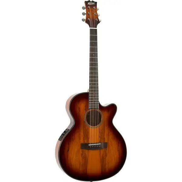 Электроакустическая гитара Mitchell MX430 Spalted Maple Acoustic-Electric Guitar Whiskey Burst