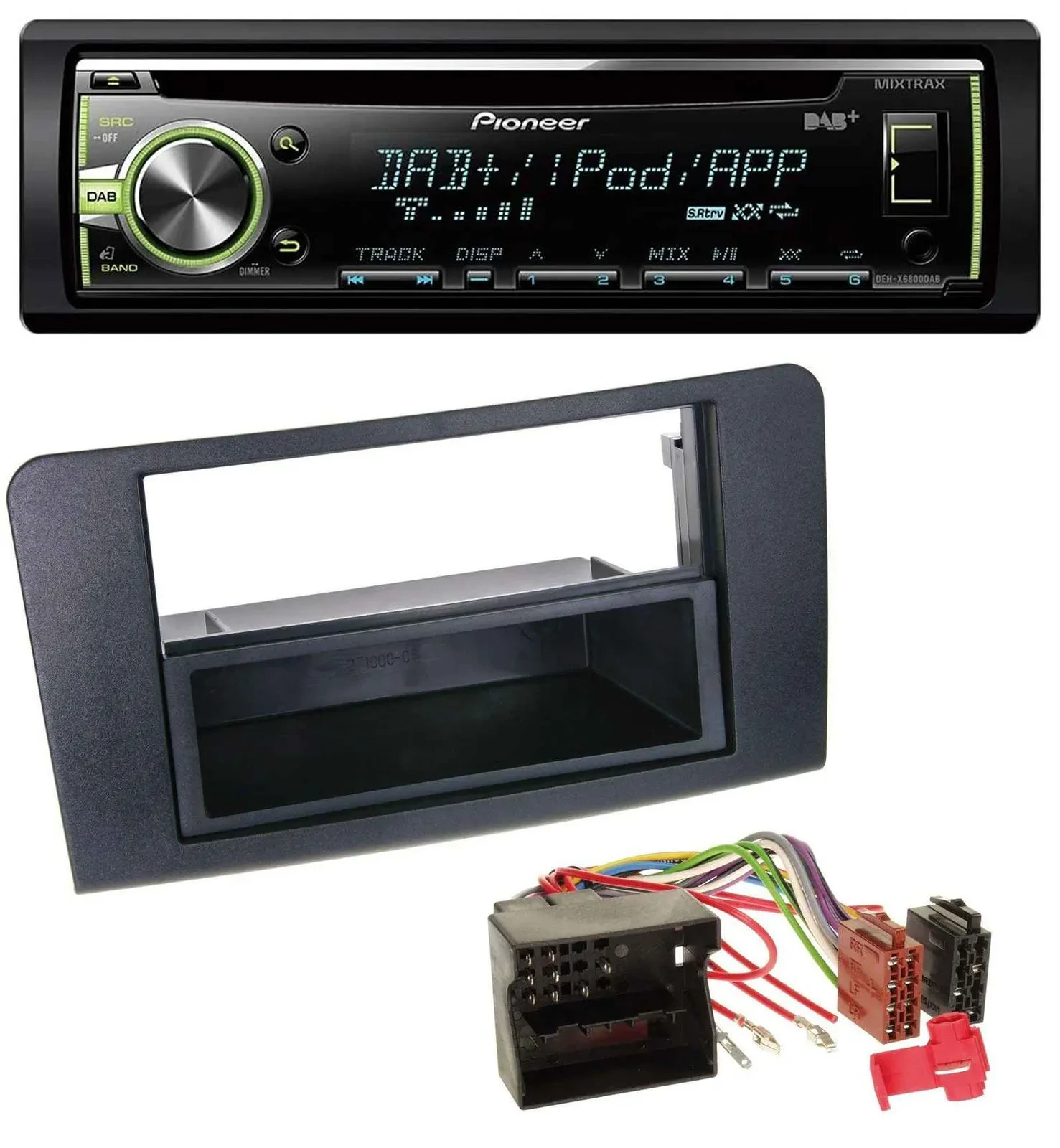 Pioneer DAB USB MP3 AUX CD Autoradio für Mercedes ML (ab 2006)
