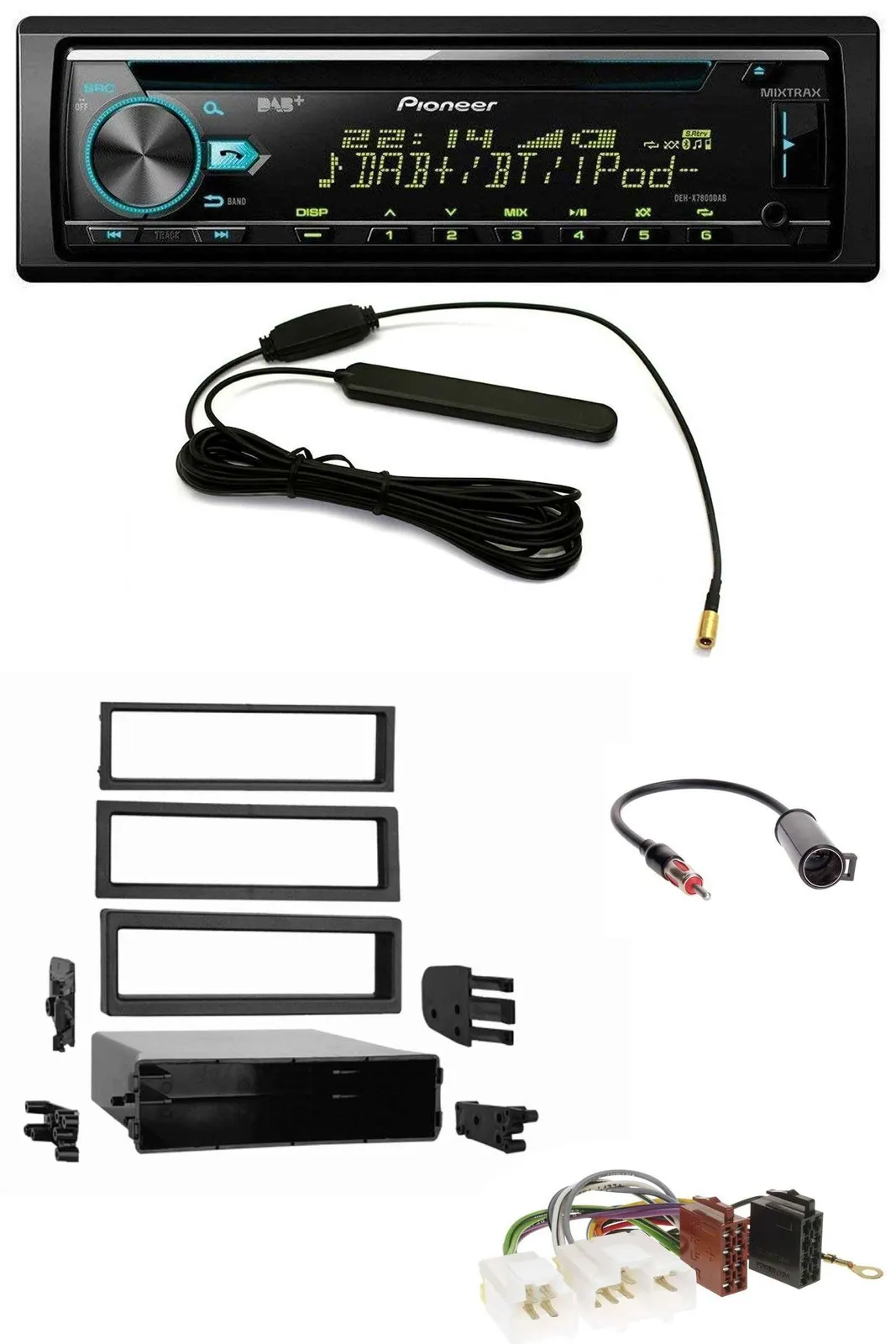 Pioneer CD MP3 AUX DAB USB Autoradio für Nissan 200 SX 1994-1998 240 SX 1995-199