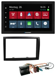 Blaupunkt MP3 Bluetooth DAB 2DIN USB Autoradio für Citroen Jumper 06-11 schwarz
