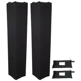 ProX XTC-SQ656TS-B 6.56FT Black Lycra Sleeves for Quad Truss 2-Pack