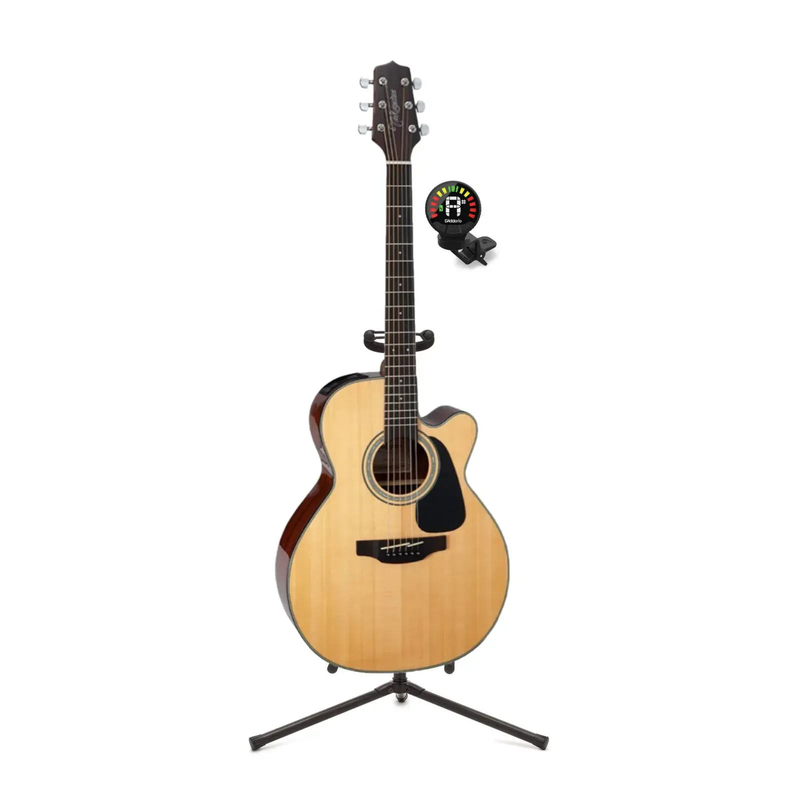 Takamine GN30CE NAT NEX Cutaway Natural Acoustic Electric Guitar Bundle