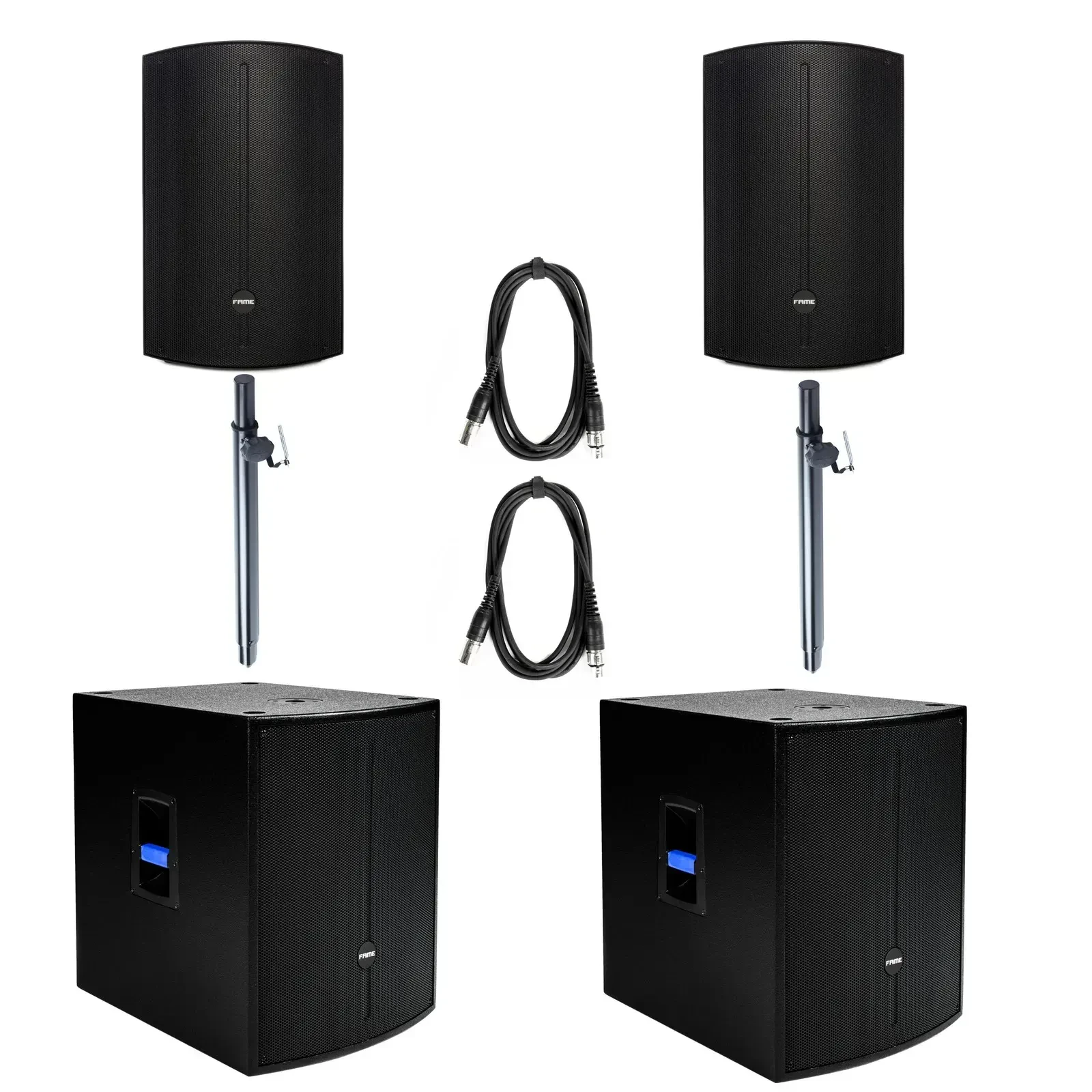 PA-система Fame Audio Audio Discovery 15+18 Stage 4 (набор), активная, 400W RMS