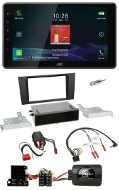 JVC DAB Lenkrad Bluetooth USB Autoradio für Audi A4 B5 1999-2001 BOSE Vollaktivs