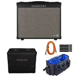 Line 6 Catalyst CX 100 100W Dual Channel Combo Amp with Cover Package