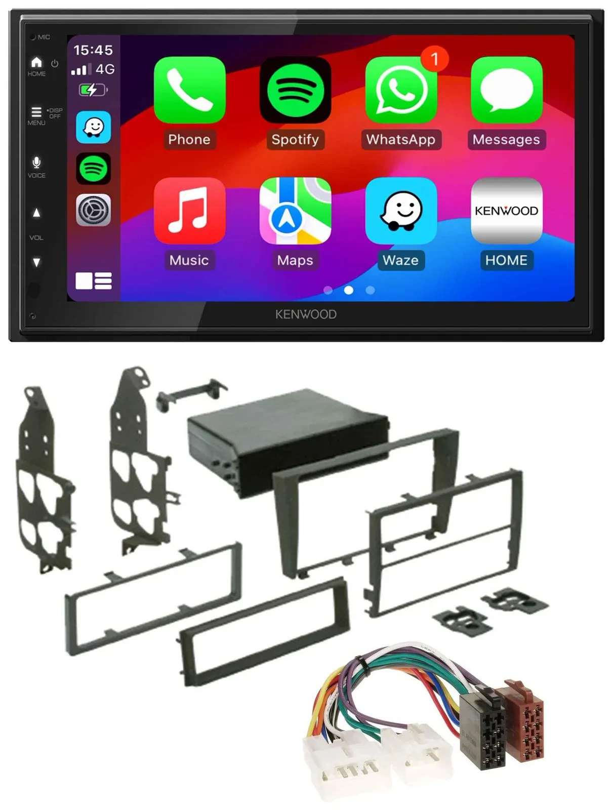 Kenwood MP3 USB DAB 2DIN Bluetooth Autoradio für Lexus IS 300 (2001-2005)