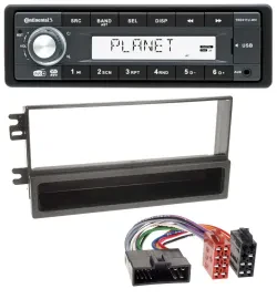 Continental MP3 AUX USB DAB 1DIN Autoradio für Kia Sportage I (2000-2005)