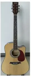 LF-4123-SCEQ-N Электро-акустическая гитара, с вырезом, цвет натуральный, Homage