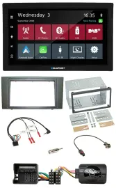 Blaupunkt 2DIN Lenkrad USB Bluetooth DAB Autoradio für Ford Mondeo 2003-2007 sch
