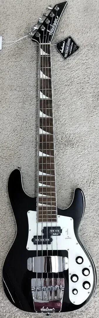 Jackson X 5-String Electric Concert Bass Guitar, CBXNT DX V, Gloss Black - Demo