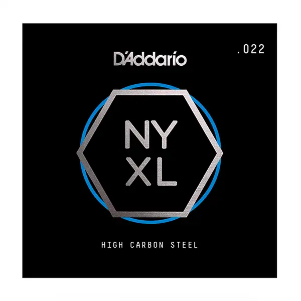 Струна одиночная D'Addario NYS022 NYXL Plain Steel Single 022