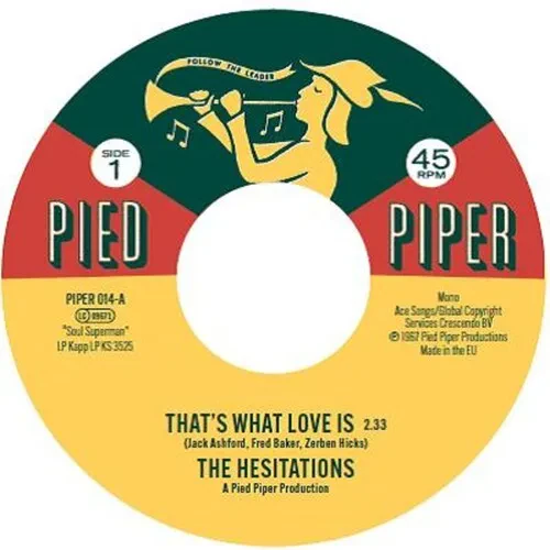 Виниловая пластинка Hesitations - That's What Love Is / Soul Superman #2 [New 7" Vinyl] UK - Import