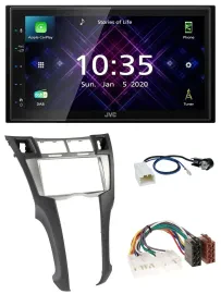 JVC DAB 2DIN MP3 Bluetooth USB Autoradio für Toyota Yaris (2007-2011)