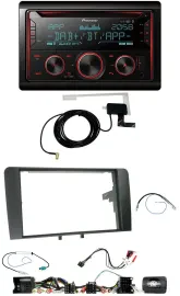 Автомагнитола для Audi A3 8P (2003–2012) Pioneer 2DIN, DAB, USB, CD, Bluetooth