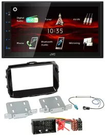 JVC USB Bluetooth MP3 DAB 2DIN Autoradio für Alfa Giulietta ab 13 940 Facelift p