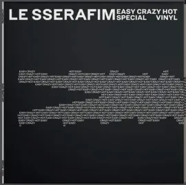LE SSERAFIM - Easy-Crazy-Hot [Indie-Exclusive Carbon Black Vinyl] NEW Sealed
